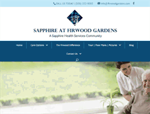 Tablet Screenshot of firwoodgardens.com